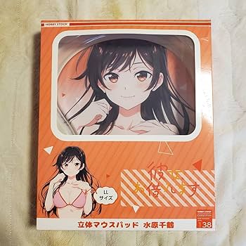ドメカノ マウスパッド Amazon.co.jp: 彼女お借りします 水原千鶴 立体マウスパッドかの